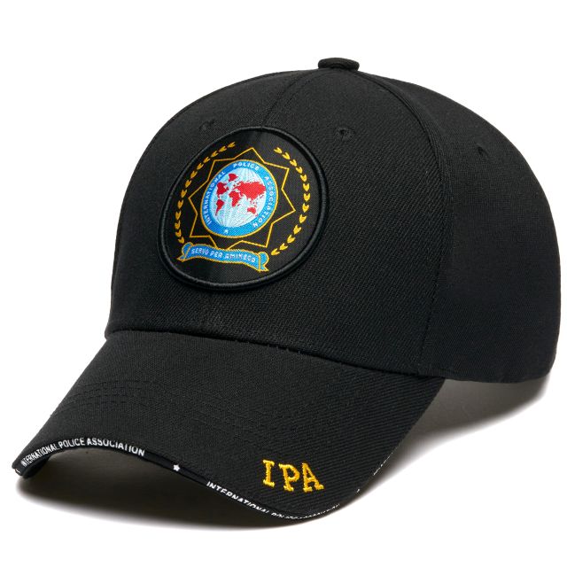Șapcă IPA Neagra. Logo IPA. Calitate Premium. Mărime Reglabilă 56 cm