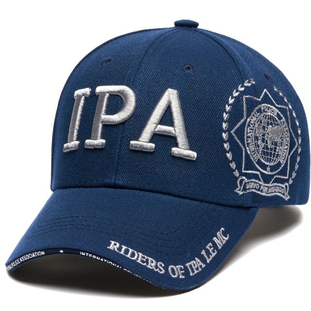 Șapcă IPA RIDERS. Bleumarin. Logo IPA. Calitate Premium. Mărime Reglabilă 56 cm